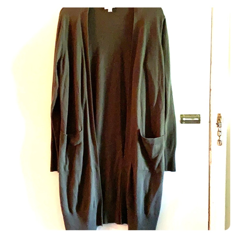 Olive green duster